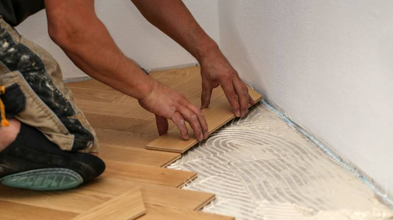 Revêtement de sol : parquet stratifié Pornic